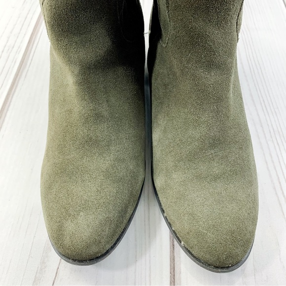 Steve Madden Olive Suede Over the Knee Boots - Picture 16 of 16
